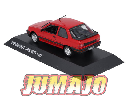 PEU58 Voiture 1/43 Hachette NOREV PEUGEOT : 309 GTI 1987