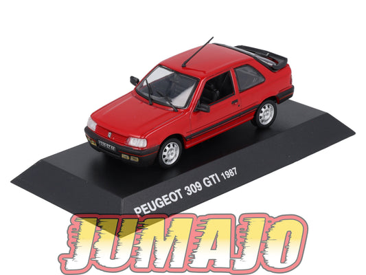 PEU58 Voiture 1/43 Hachette NOREV PEUGEOT : 309 GTI 1987