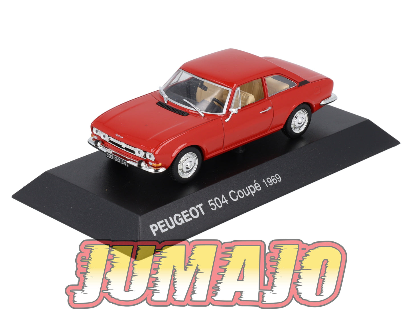 PEU5 Voiture 1/43 Hachette NOREV PEUGEOT : 504 Coupe 1969