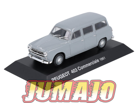 PEU7 Voiture 1/43 Hachette NOREV PEUGEOT : 403 Commerciale 1961