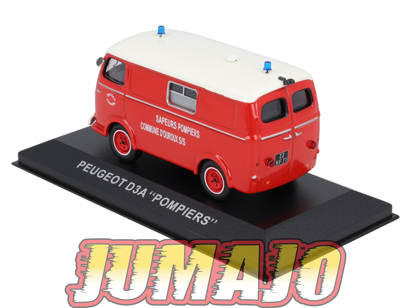 PFR10 1/43 IXO/ALTAYA  Camionnettes Antan : PEUGEOT D3A Pompiers