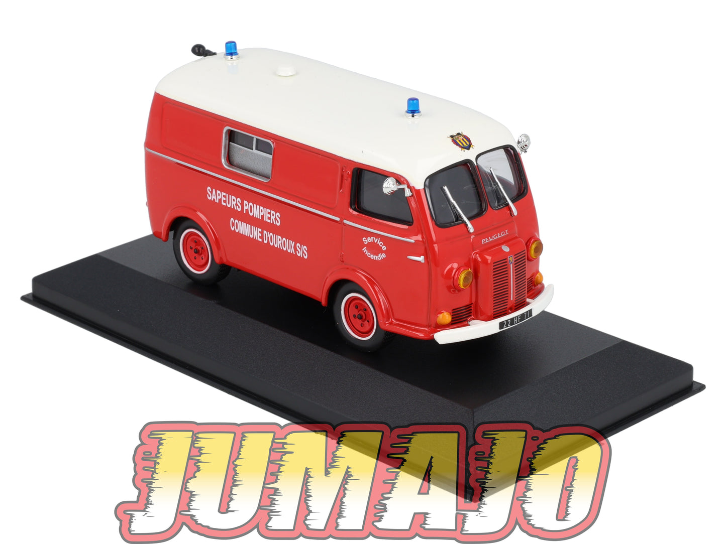PFR10 1/43 IXO/ALTAYA  Camionnettes Antan : PEUGEOT D3A Pompiers