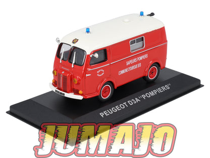 PFR10 1/43 IXO/ALTAYA  Camionnettes Antan : PEUGEOT D3A Pompiers