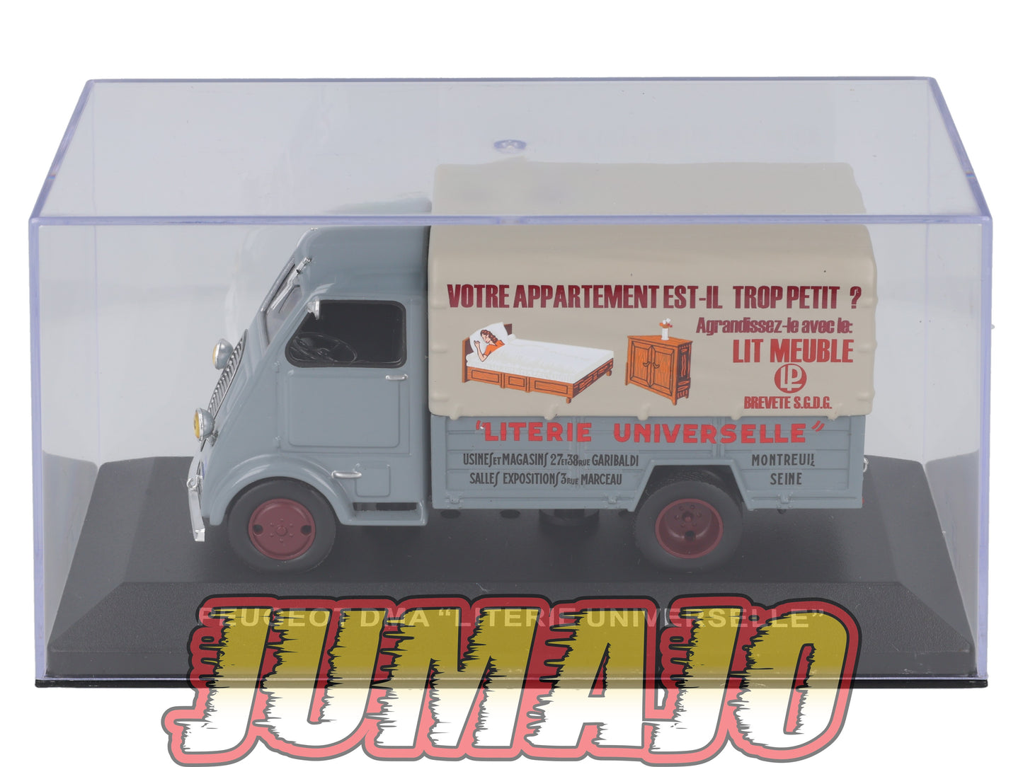 PFR19 1/43 IXO/ALTAYA  Camionnettes Antan : PEUGEOT DMA Bâché Literie Universelle