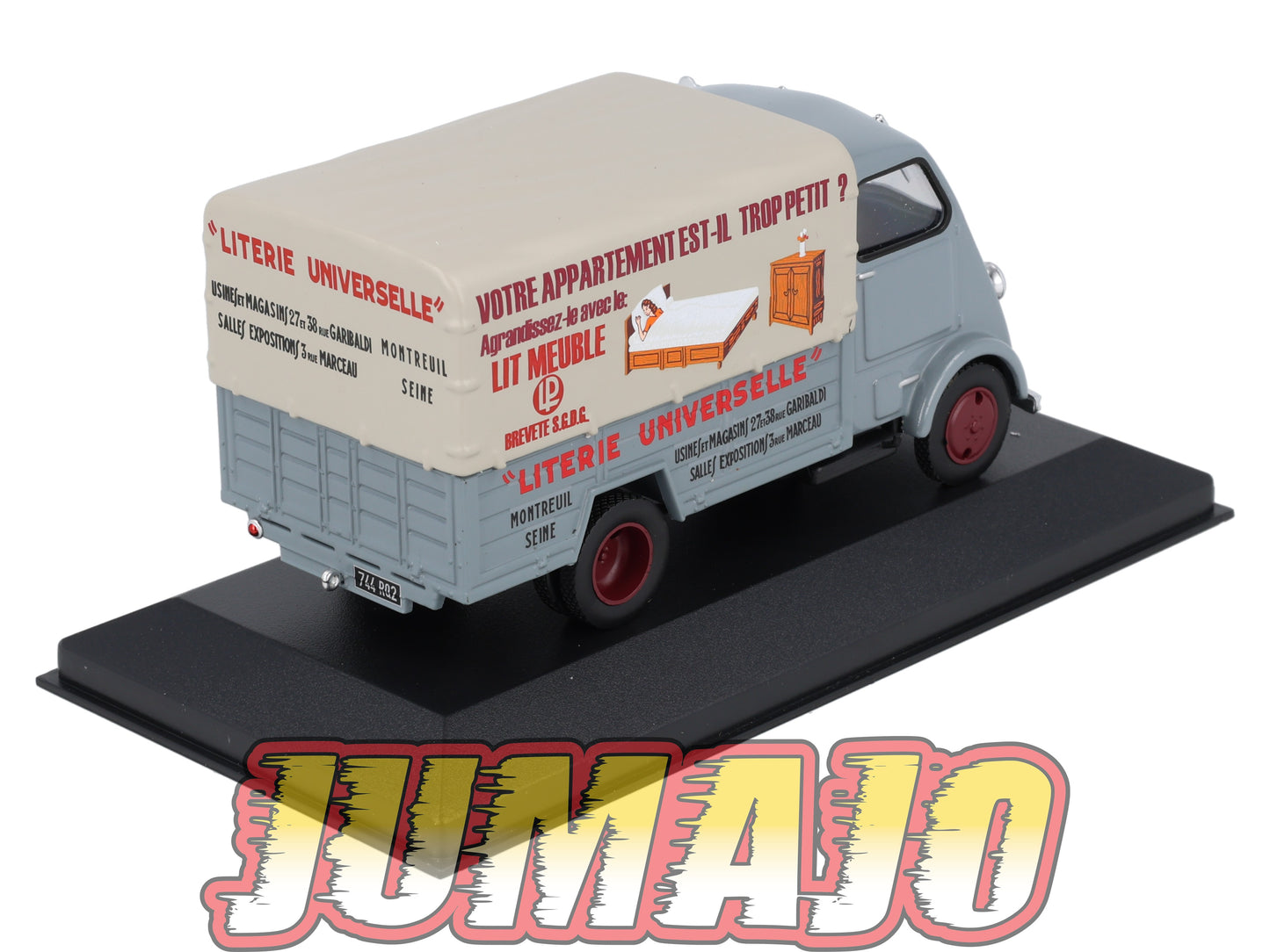 PFR19 1/43 IXO/ALTAYA  Camionnettes Antan : PEUGEOT DMA Bâché Literie Universelle