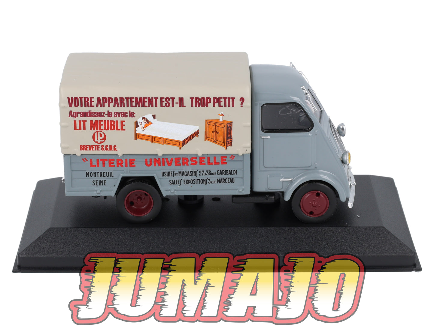 PFR19 1/43 IXO/ALTAYA  Camionnettes Antan : PEUGEOT DMA Bâché Literie Universelle