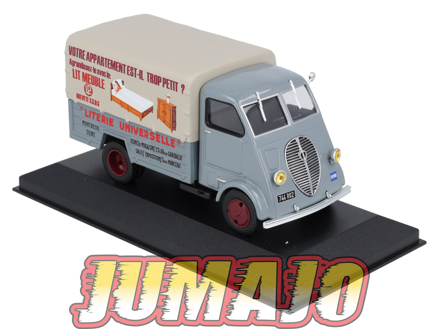 PFR19 1/43 IXO/ALTAYA  Camionnettes Antan : PEUGEOT DMA Bâché Literie Universelle