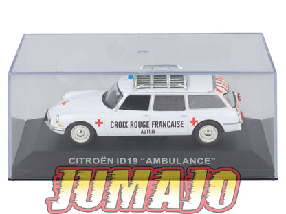 PFR23 1/43 IXO/ALTAYA  Camionnettes Antan : CITROËN ID 19 Ambulance (Croix Rouge)