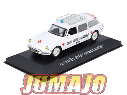 PFR23 1/43 IXO/ALTAYA  Camionnettes Antan : CITROËN ID 19 Ambulance (Croix Rouge)