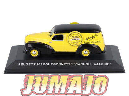 PFR29 1/43 IXO Altaya Véhicules d'époque FRANCE: PEUGEOT 203 fourgonette CACHOU