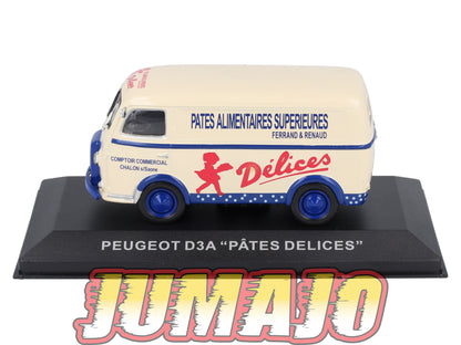 PFR35 1/43 IXO/ALTAYA  Camionnettes Antan : PEUGEOT D3A Pâtes Délices