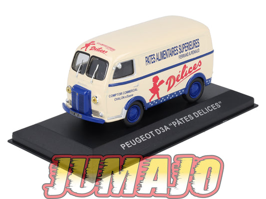PFR35 1/43 IXO/ALTAYA  Camionnettes Antan : PEUGEOT D3A Pâtes Délices