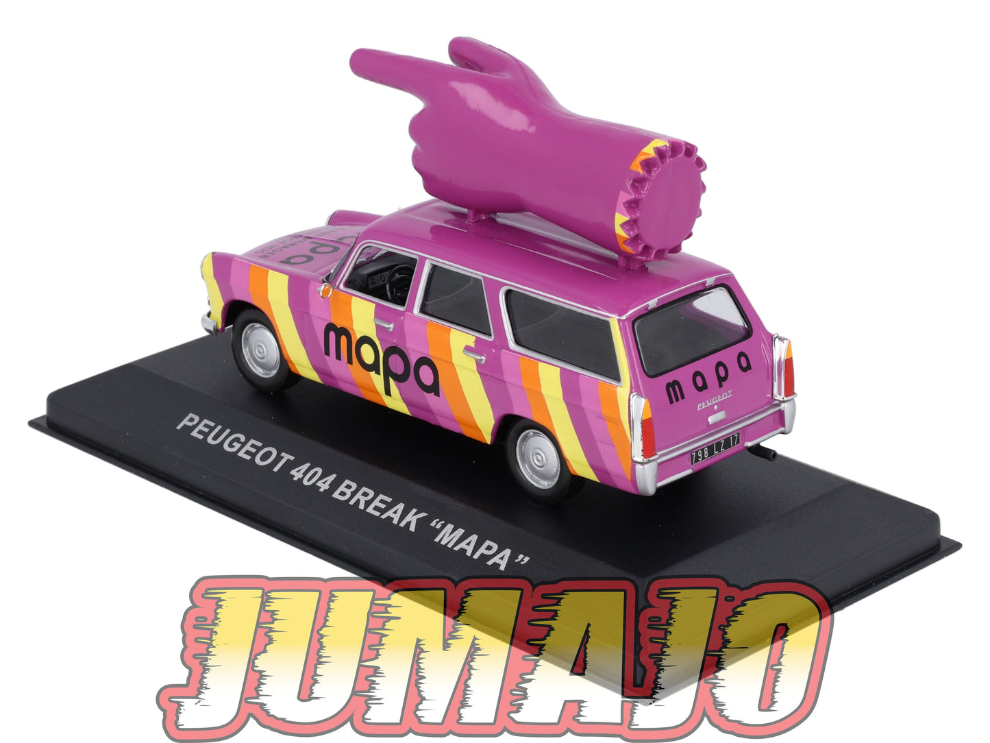 PFR40 1/43 IXO/ALTAYA  Camionnettes Antan : PEUGEOT 404 Break  Mapa