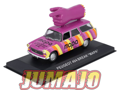 PFR40 1/43 IXO/ALTAYA  Camionnettes Antan : PEUGEOT 404 Break  Mapa