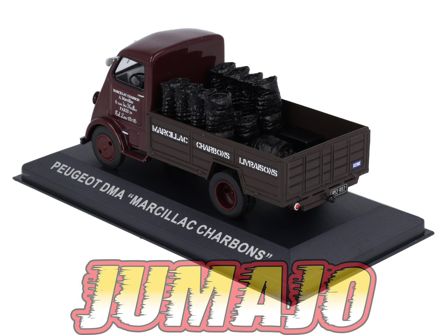PFR43 1/43 IXO/ALTAYA  Camionnettes Antan : PEUGEOT DMA Marcillac Charbons
