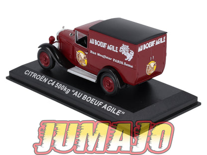 PFR54 1/43 IXO/ALTAYA  Camionnettes Antan : CITROËN C4 500KG Au Bœuf Agile