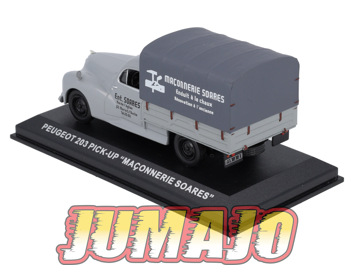 PFR58 1/43 IXO/ALTAYA  Camionnettes Antan : PEUGEOT 203 PICK UP Maçonnerie Soares
