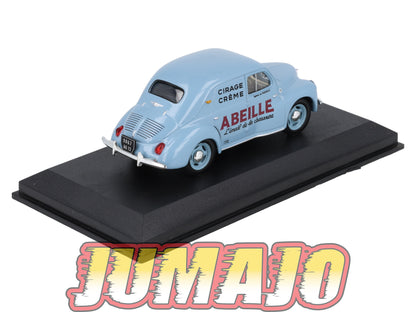 PFR59 1/43 IXO Véhicules d'époque ITALIE : RENAULT 4CV Commerciale Cirage abeille