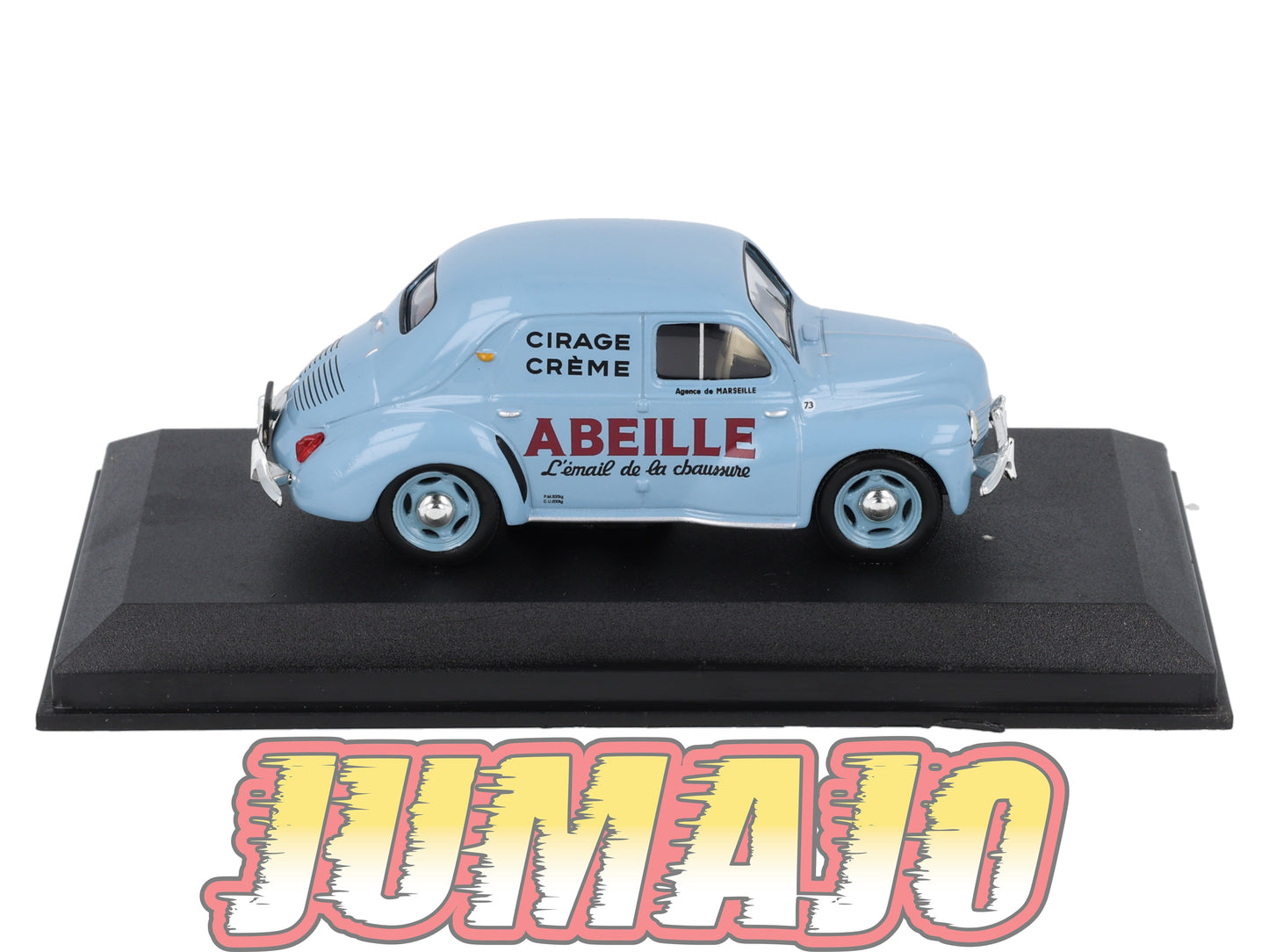 PFR59 1/43 IXO Véhicules d'époque ITALIE : RENAULT 4CV Commerciale Cirage abeille