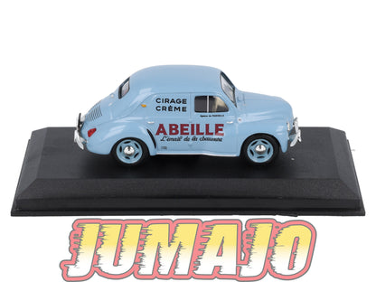 PFR59 1/43 IXO Véhicules d'époque ITALIE : RENAULT 4CV Commerciale Cirage abeille