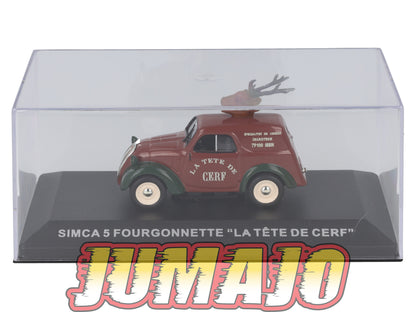 PFR60 1/43 IXO/ALTAYA Camionnettes Antan : SIMCA 5 Fourgonnette La tête de cerf