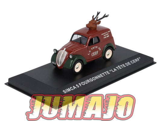 PFR60 1/43 IXO/ALTAYA Camionnettes Antan : SIMCA 5 Fourgonnette La tête de cerf
