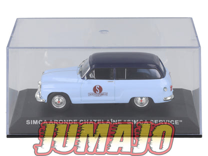 PFR63 1/43 IXO/ALTAYA Camionnettes Antan : SIMCA Aronde Chatelaîne Simca service