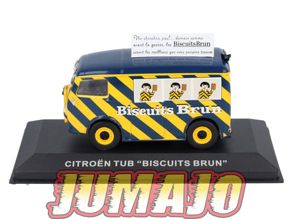 PFR64 1/43 IXO/ALTAYA Camionnettes Antan : CITROEN TUB Biscuits Brun