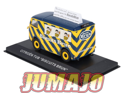 PFR64 1/43 IXO/ALTAYA Camionnettes Antan : CITROEN TUB Biscuits Brun