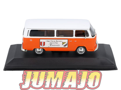 PFR65 1/43 IXO/ALTAYA Camionnettes Antan : VOLKSWAGEN Kombi Transports scolaires