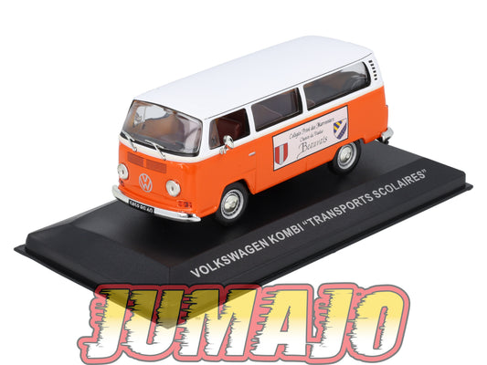 PFR65 1/43 IXO/ALTAYA Camionnettes Antan : VOLKSWAGEN Kombi Transports scolaires