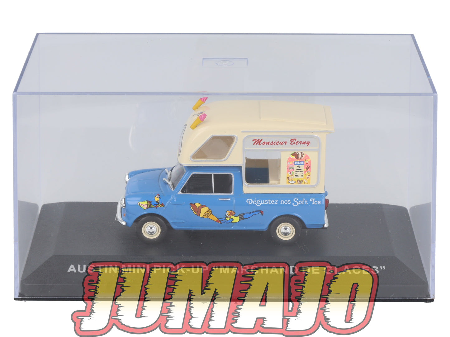 PFR66 1/43 IXO/ALTAYA Camionnettes Antan : AUSTIN Mini Pick Up Marchand De Glaces
