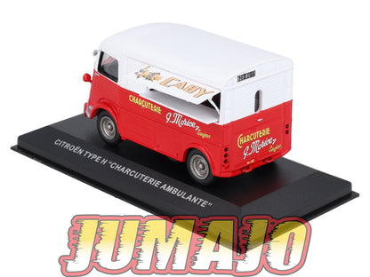 PFR74 1/43 IXO/ALTAYA Camionnettes Antan : CITROEN Type H Charcuterie ambulante