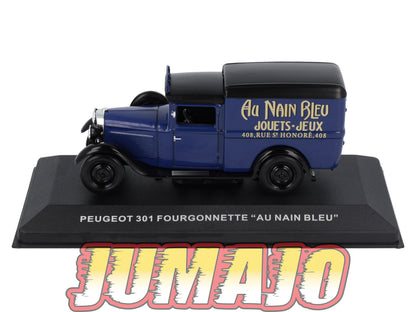 PFR78 1/43 IXO/ALTAYA Camionnettes Antan : PEUGEOT 301 Fourgonnette Au Nain Bleu