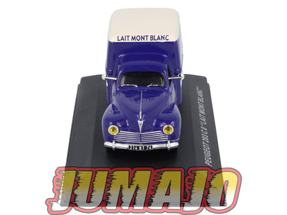 PFR7 1/43 IXO/ALTAYA  Camionnettes Antan : PEUGEOT 203 C8 Lait Mont Blanc