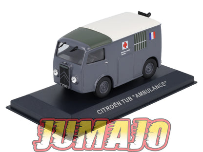 PFR88 1/43 IXO/ALTAYA Camionnettes Antan : CITROEN TUB Ambulance Croix rouge
