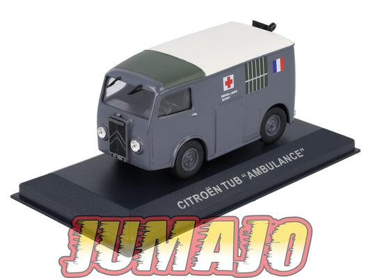 PFR88 1/43 IXO/ALTAYA Camionnettes Antan : CITROEN TUB Ambulance Croix rouge