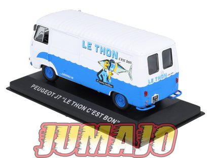 PFR91 1/43 IXO/ALTAYA Camionnettes Antan : PEUGEOT J7 Rallongé Le thon c'est bon