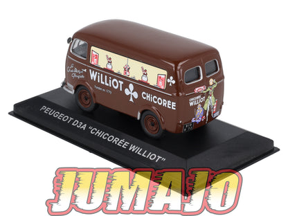 PFR93 1/43 IXO/ALTAYA Camionnettes Antan : PEUGEOT D3A Chicorée Williot