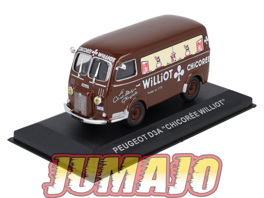 PFR93 1/43 IXO/ALTAYA Camionnettes Antan : PEUGEOT D3A Chicorée Williot