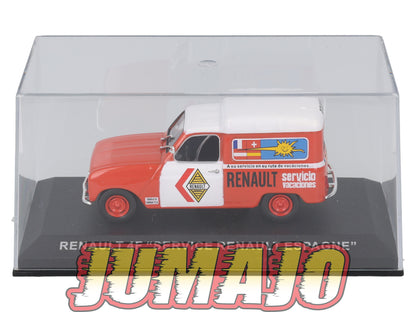 PFR97 1/43 IXO/ALTAYA Camionnettes Antan : RENAULT 4F Service Renault Espagne