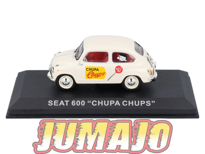 PFR99 1/43 IXO/ALTAYA Camionnettes Antan : SEAT 600 Chupa Chups