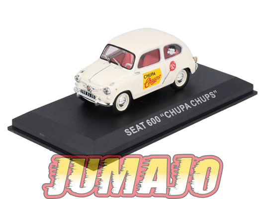 PFR99 1/43 IXO/ALTAYA Camionnettes Antan : SEAT 600 Chupa Chups