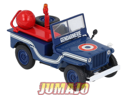 PG10 Voiture 1/43 NOREV Police Gendarmerie : JEEP Willys gendarmerie