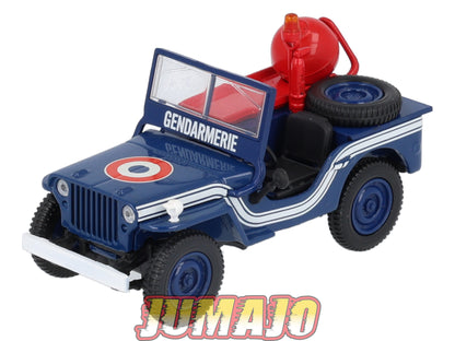 PG10 Voiture 1/43 NOREV Police Gendarmerie : JEEP Willys gendarmerie