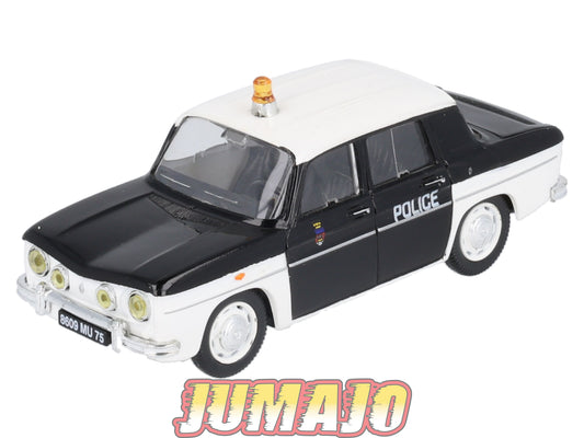 PG11 Voiture 1/43 NOREV Police Gendarmerie : RENAULT 8 Gordini police pie 1989