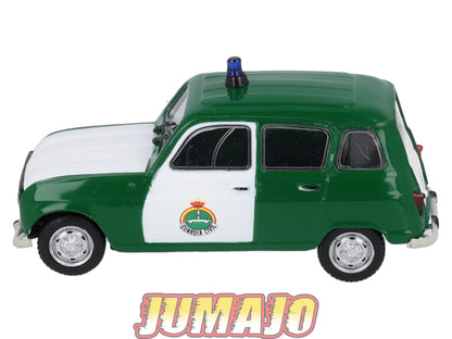 PG77 Voiture 1/43 NOREV Police Gendarmerie : RENAULT R4 Guardia Civil Espagne