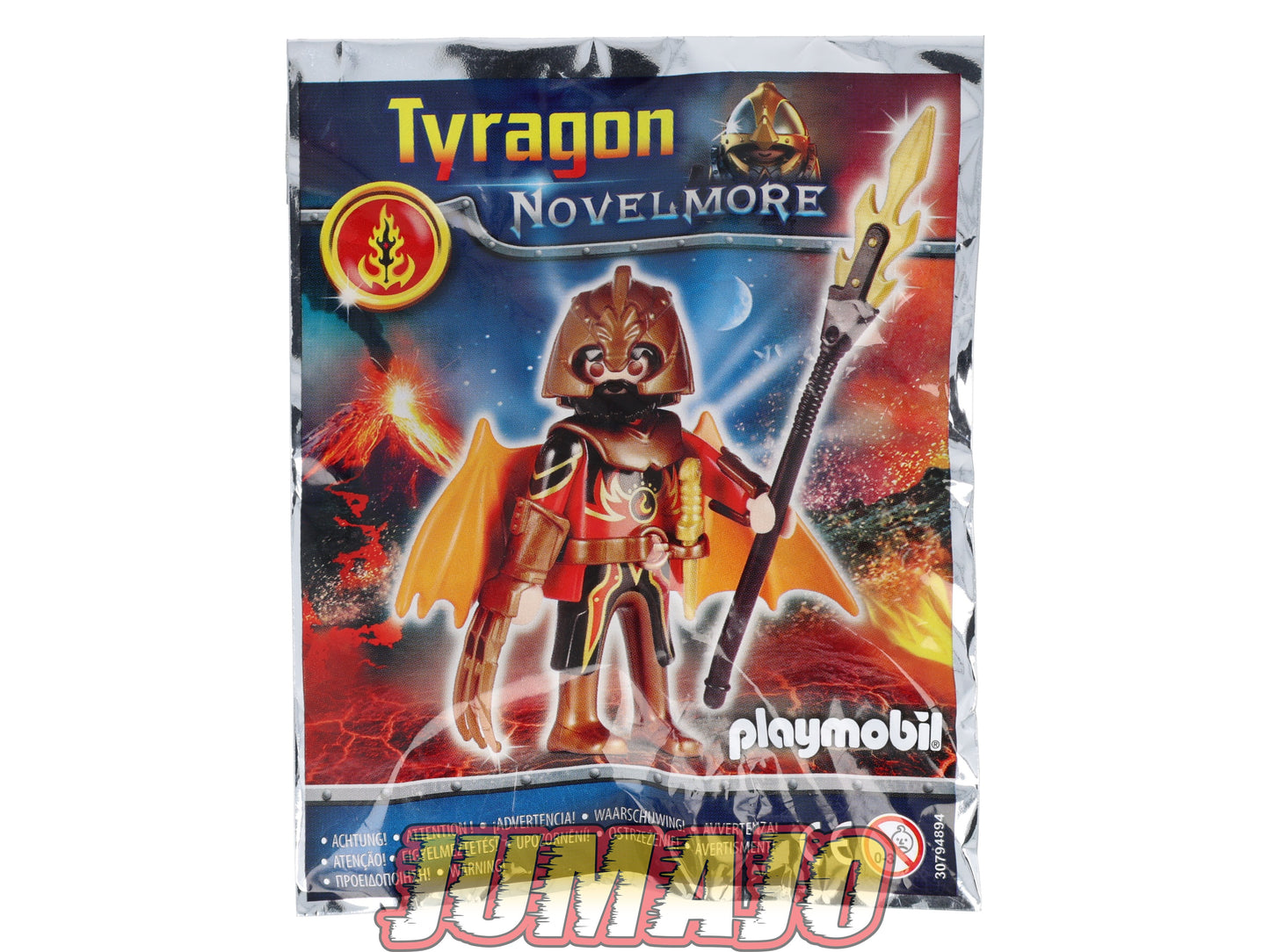 Lot de 3 PLAYMOBIL Novel More Tyragon + Kahboom + Chevalier Burnham Raider
