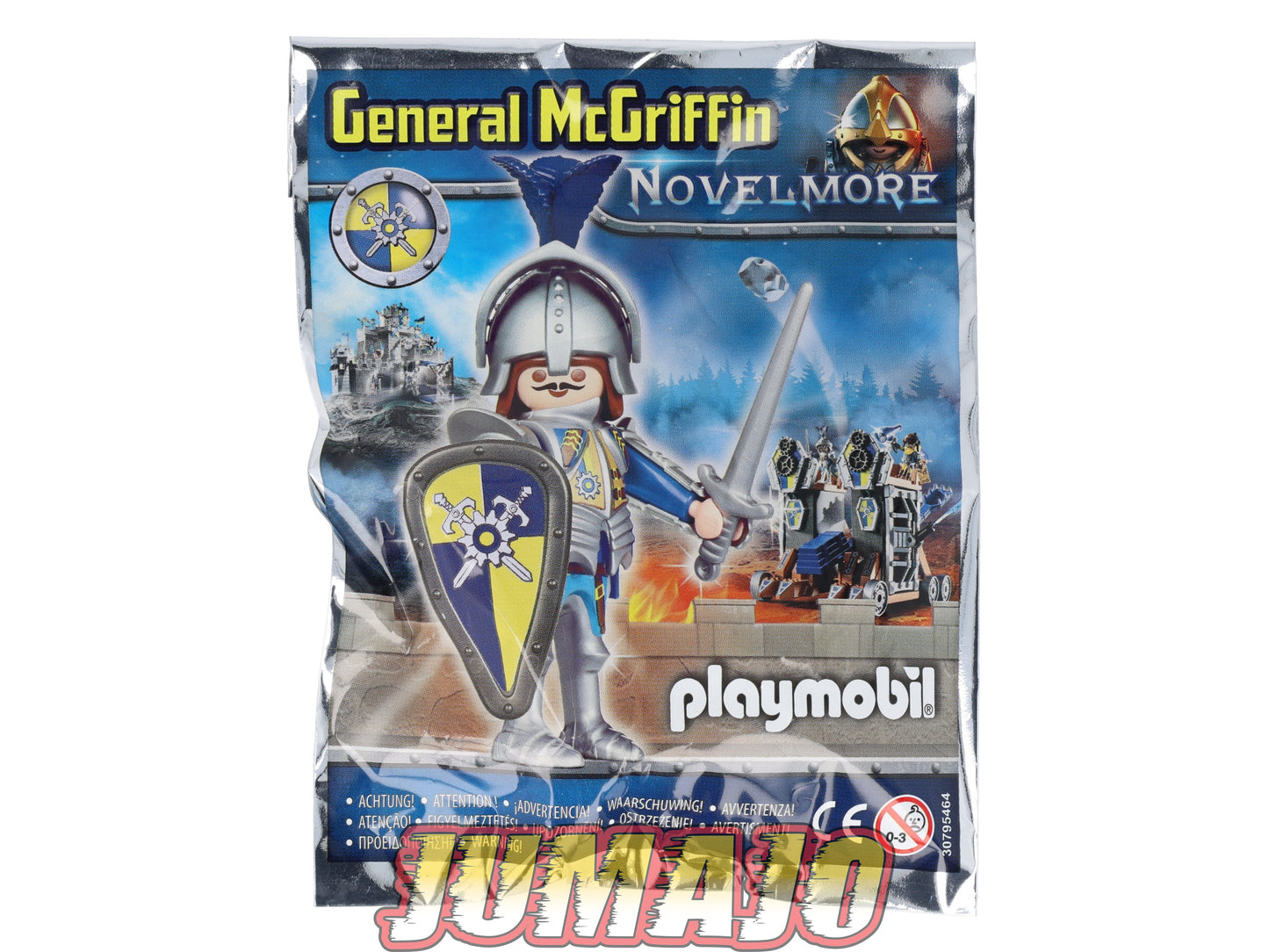 Lot de 3 PLAYMOBIL Novel More Knight Rolan + General McGriffin + Skeleton Warrior