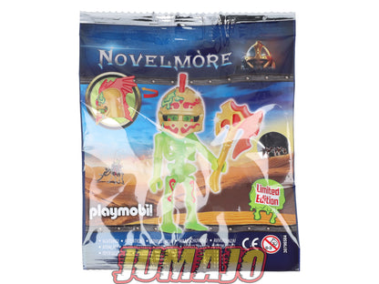 Lot de 2 PLAYMOBIL Novel More Skeleton Warrior + Chevalier